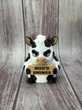 Cow with Attitude | Funny 3D Printed Cow Figurine | Sarcastic Farm Animal Decor