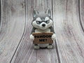 Husky with Attitude | Funny 3D Printed Husky Figurine | Sarcastic Dog Deco