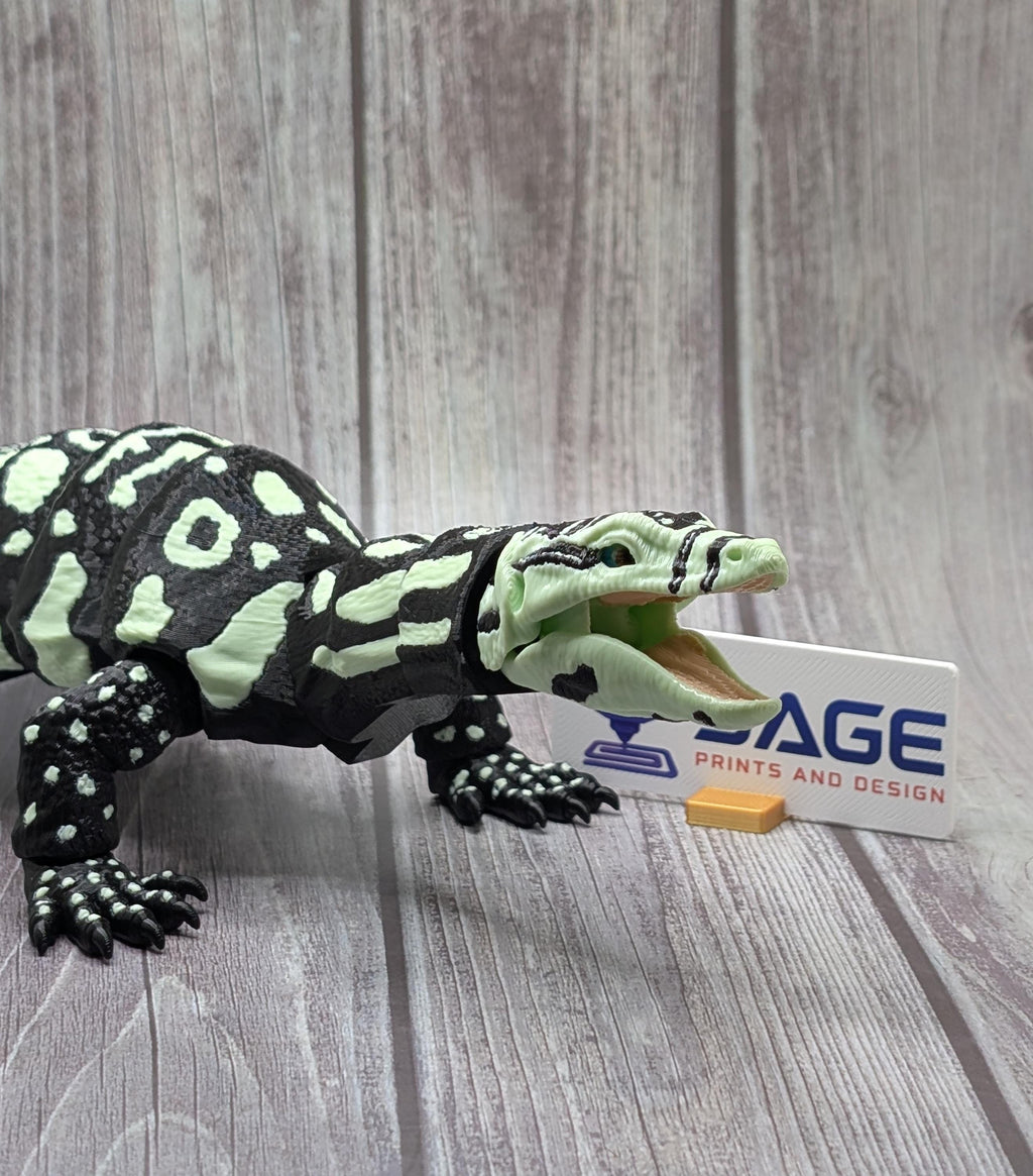 Articulated Asian Water Monitor Lizard | 3D Printed Flexi Monitor Lizard