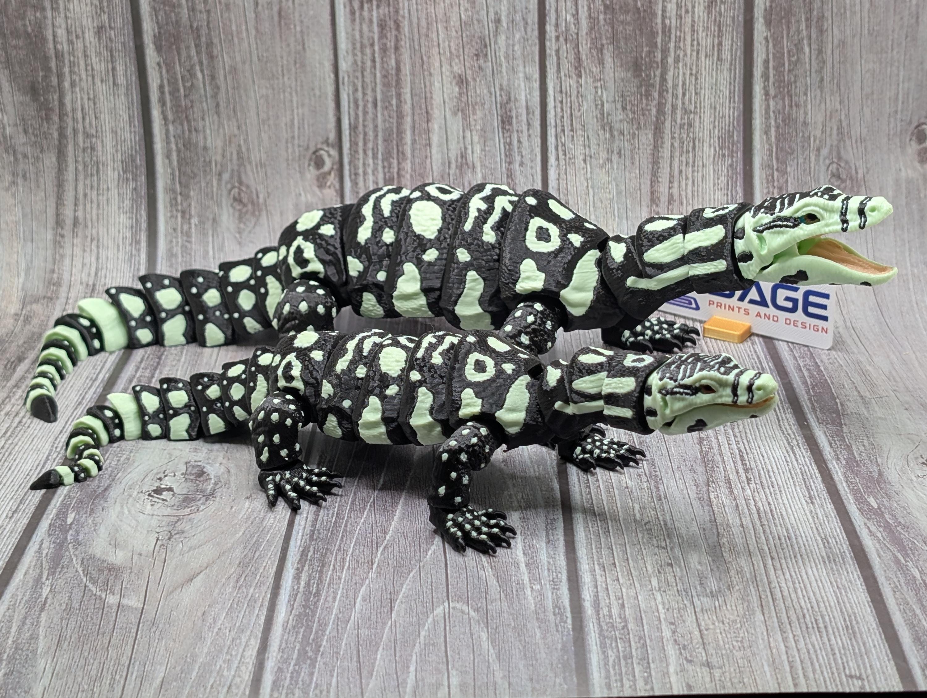 Articulated Asian Water Monitor Lizard | 3D Printed Flexi Monitor Lizard