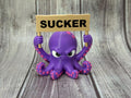 Octopus with Attitude | Funny 3D Printed Octopus Figurine