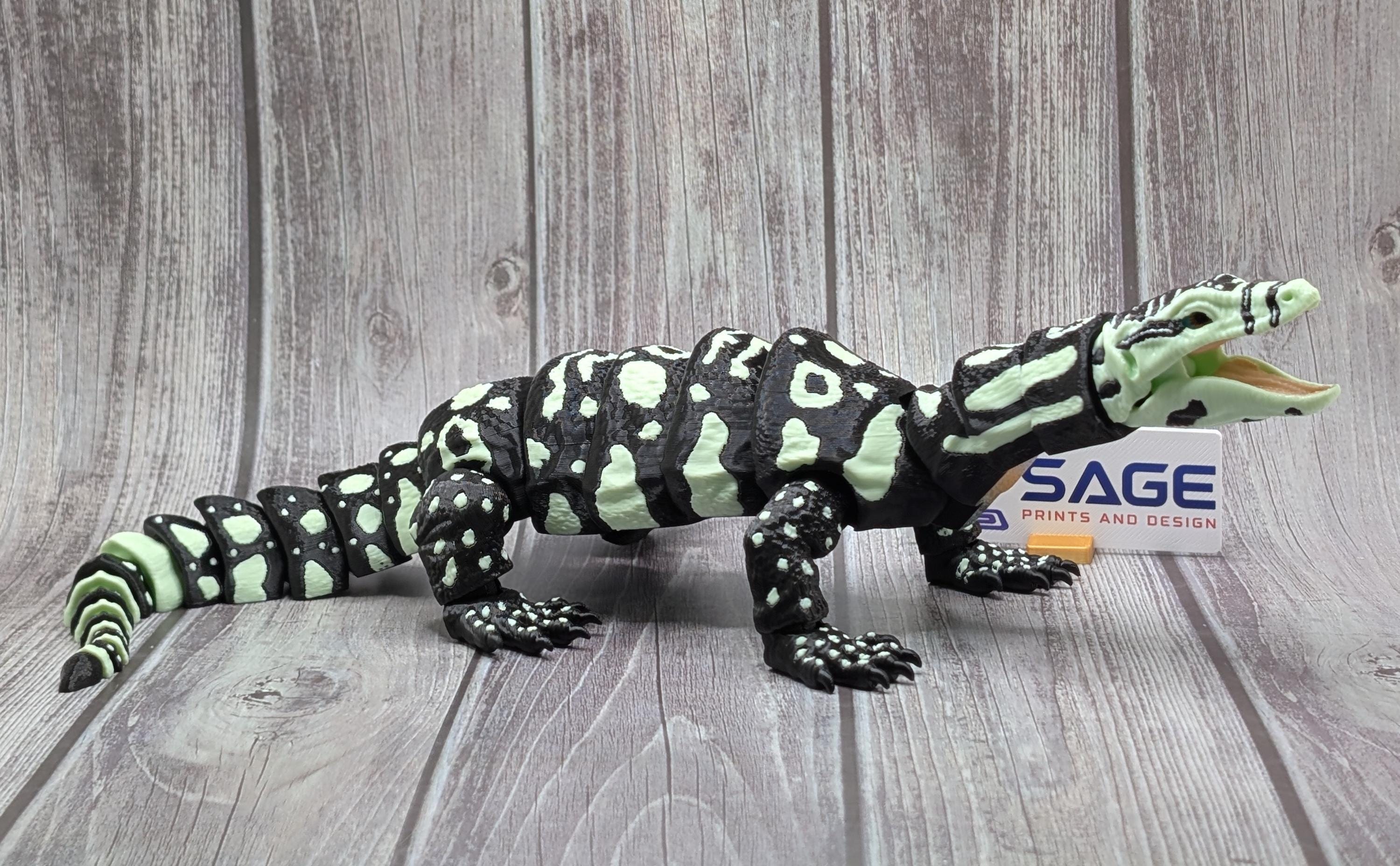 Articulated Asian Water Monitor Lizard | 3D Printed Flexi Monitor Lizard