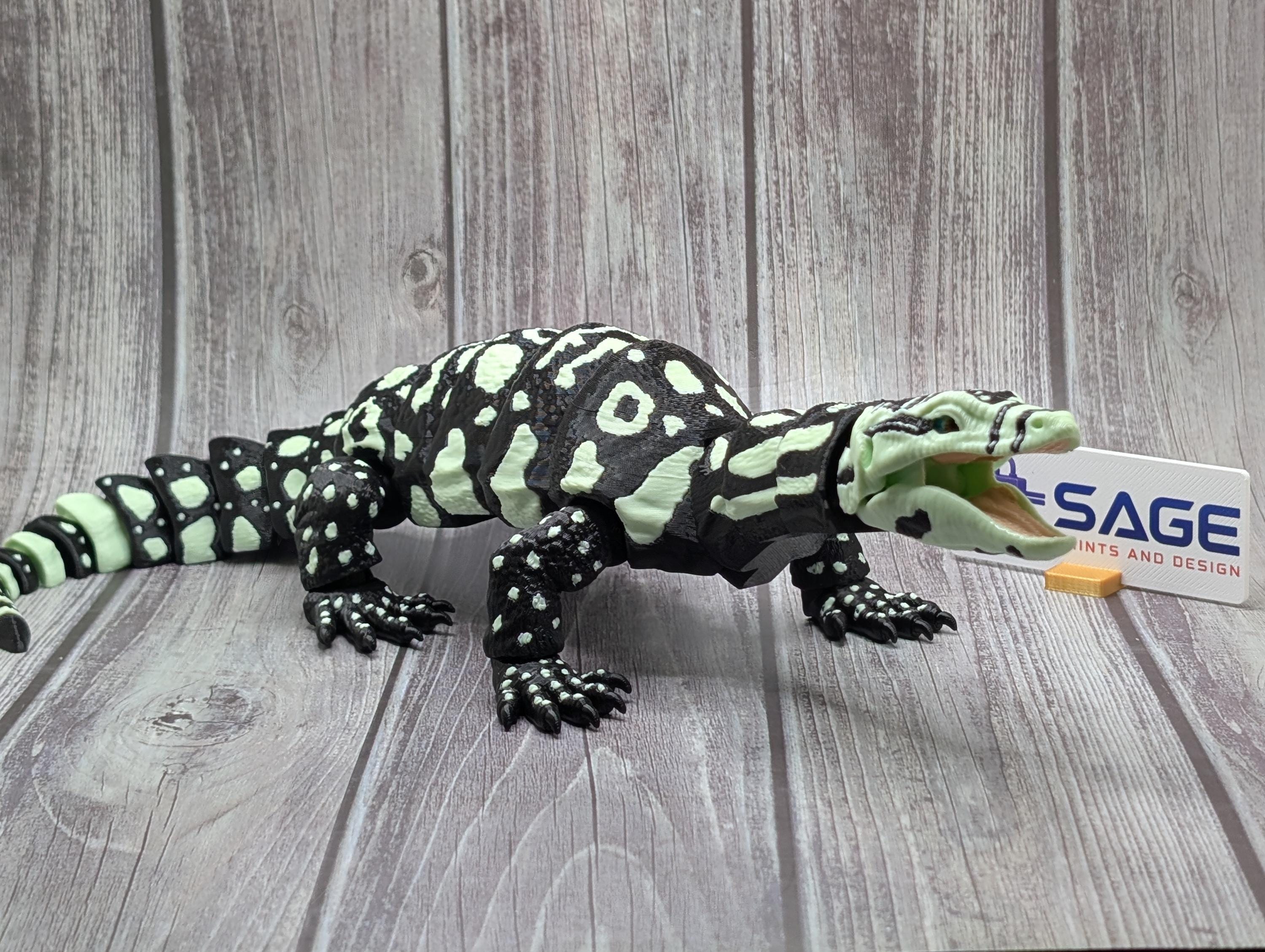 Articulated Asian Water Monitor Lizard | 3D Printed Flexi Monitor Lizard