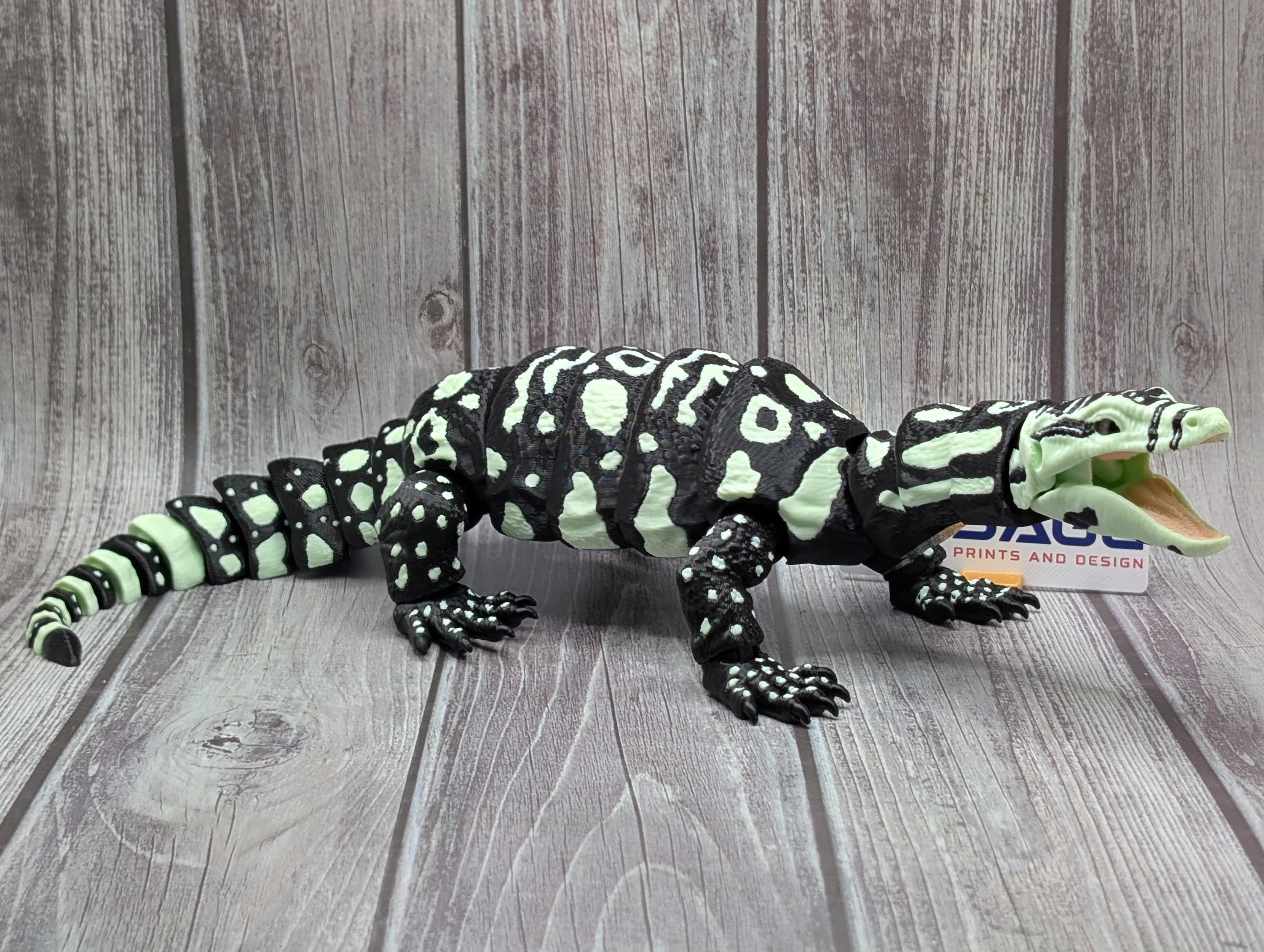 Articulated Asian Water Monitor Lizard | 3D Printed Flexi Monitor Lizard