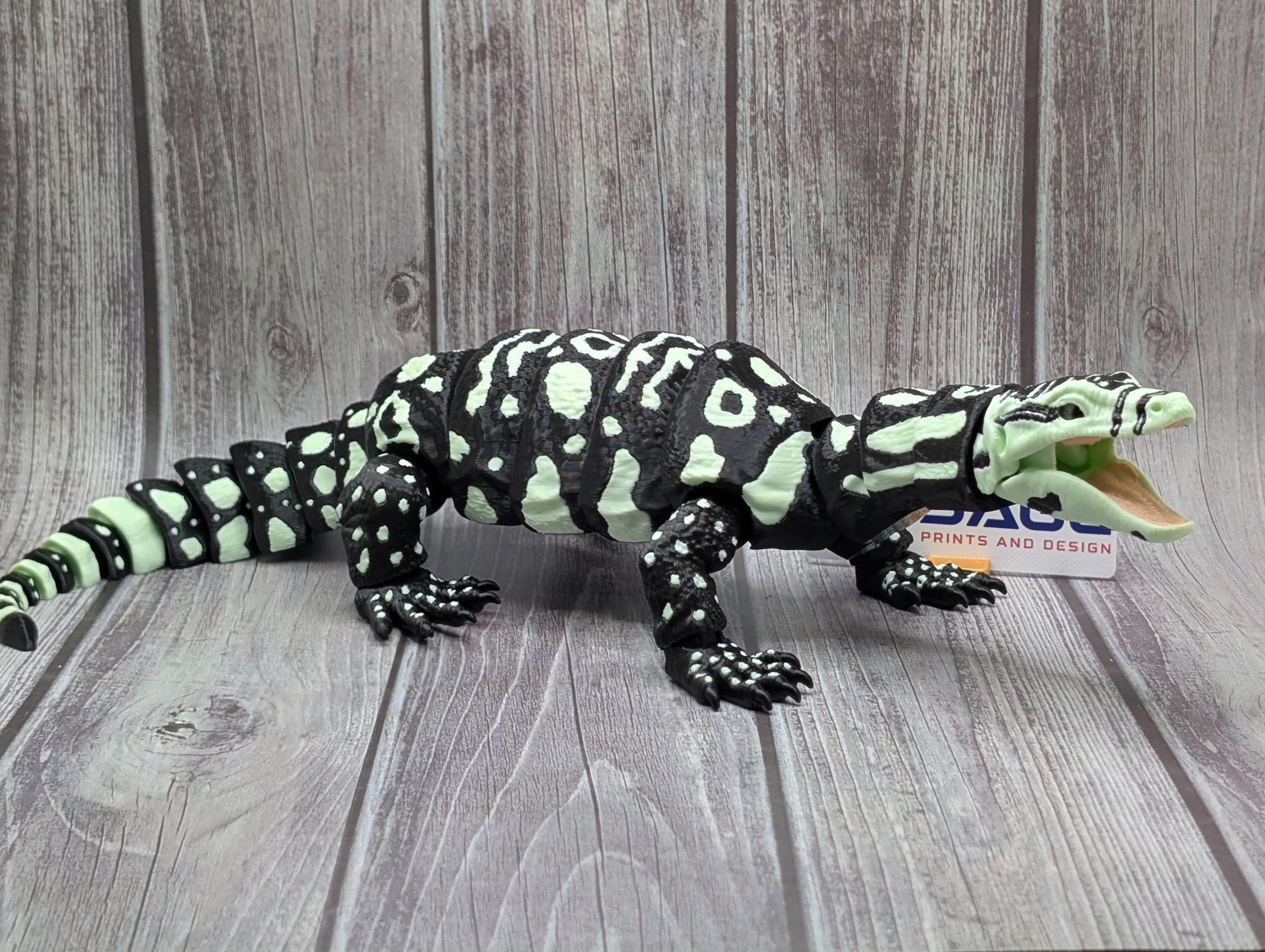Articulated Asian Water Monitor Lizard | 3D Printed Flexi Monitor Lizard