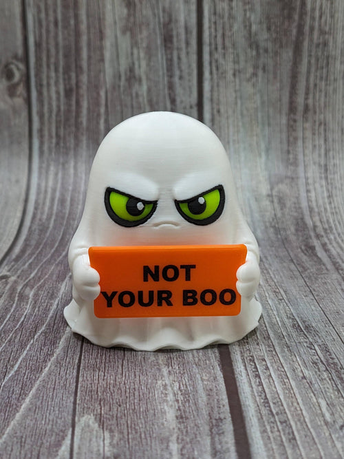 3D Printed Ghost with Attitude | Funny Ghost Figurine