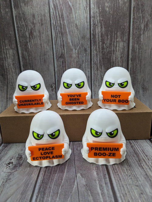 3D Printed Ghost with Attitude | Funny Ghost Figurine